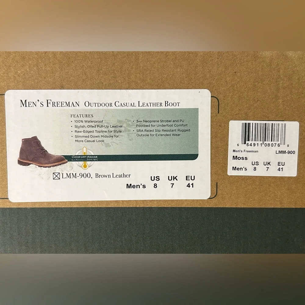 NEW Muck Boot Company- Mens Freeman Boots Sz 8